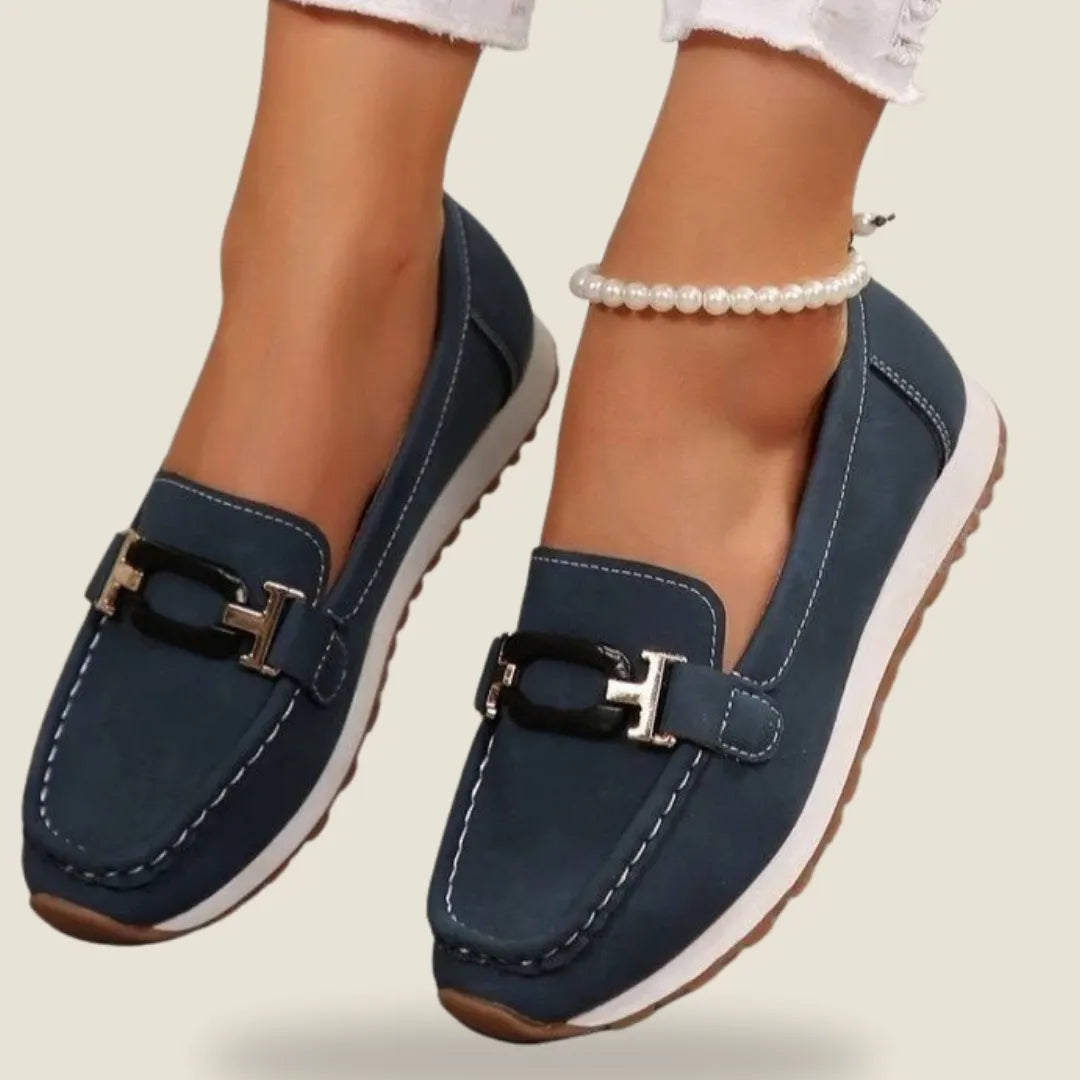 Naomi | Elegant Orthopaedic Buckle Loafers