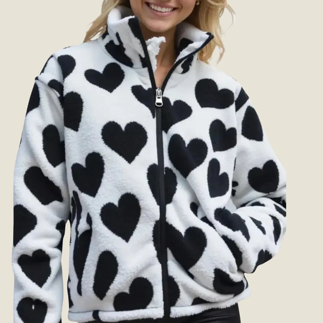 Evelyn | Reversible Hearts Jacket