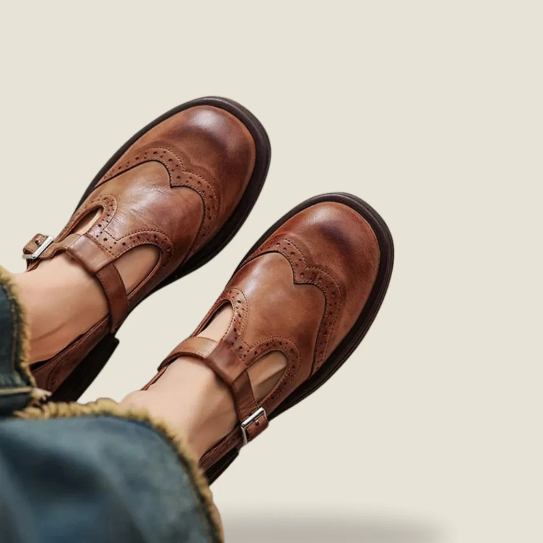 Mattea | Elegant Mary Janes Made Of Leather
