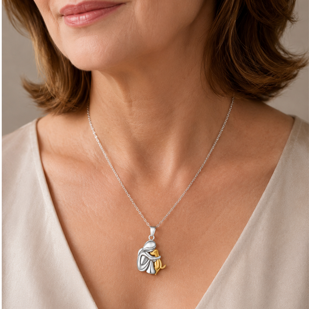 Lunaria | Dog Embrace Necklace