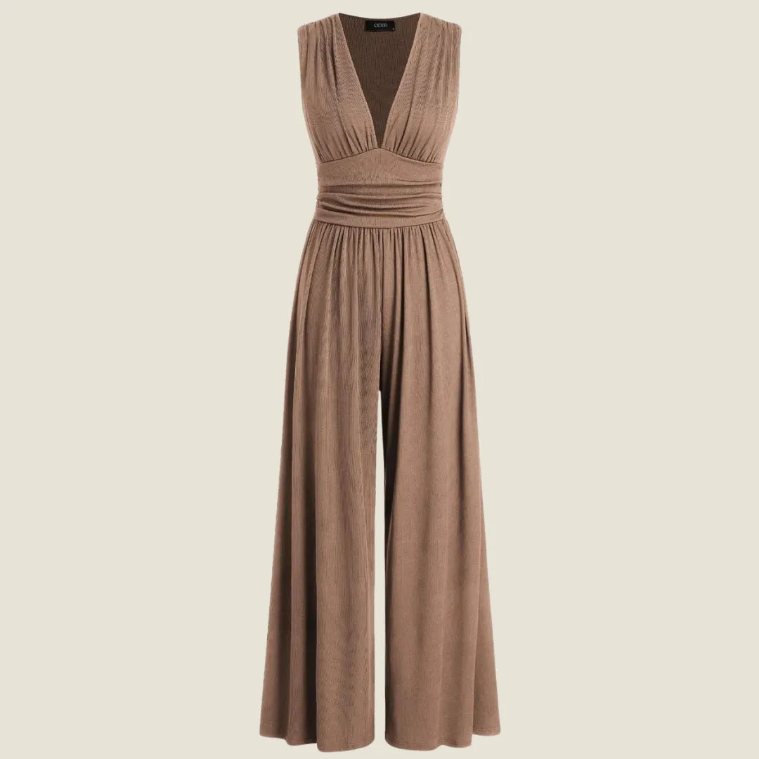 Charity – Chic Sleeveless Wide-Leg Jumpsuit