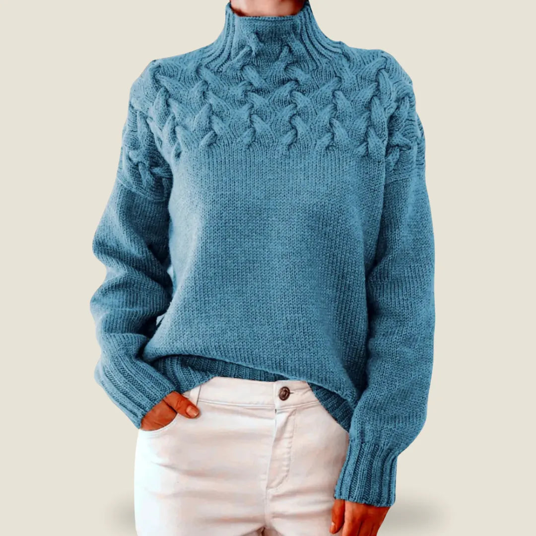 Charlotte | Cozy Turtleneck Knit Sweater