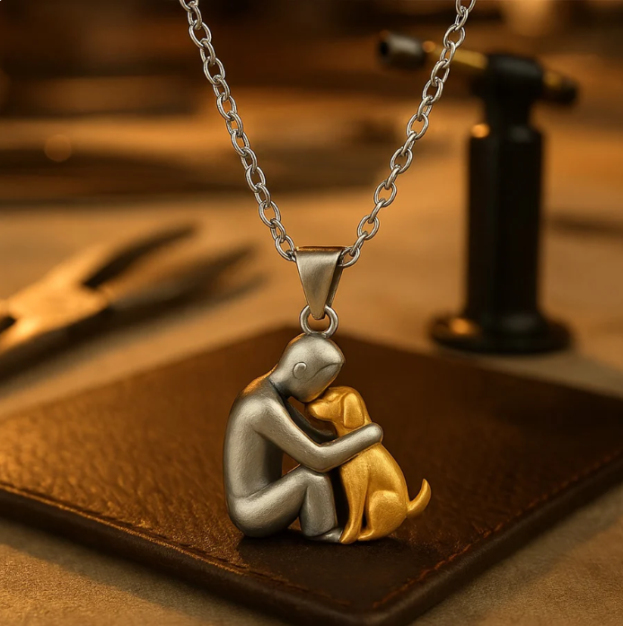 Lunaria | Dog Embrace Necklace
