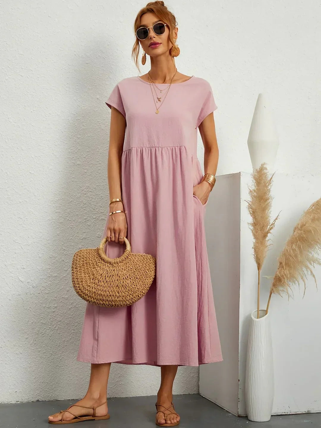 Gabrielle — Timeless Elegant Midi Dress