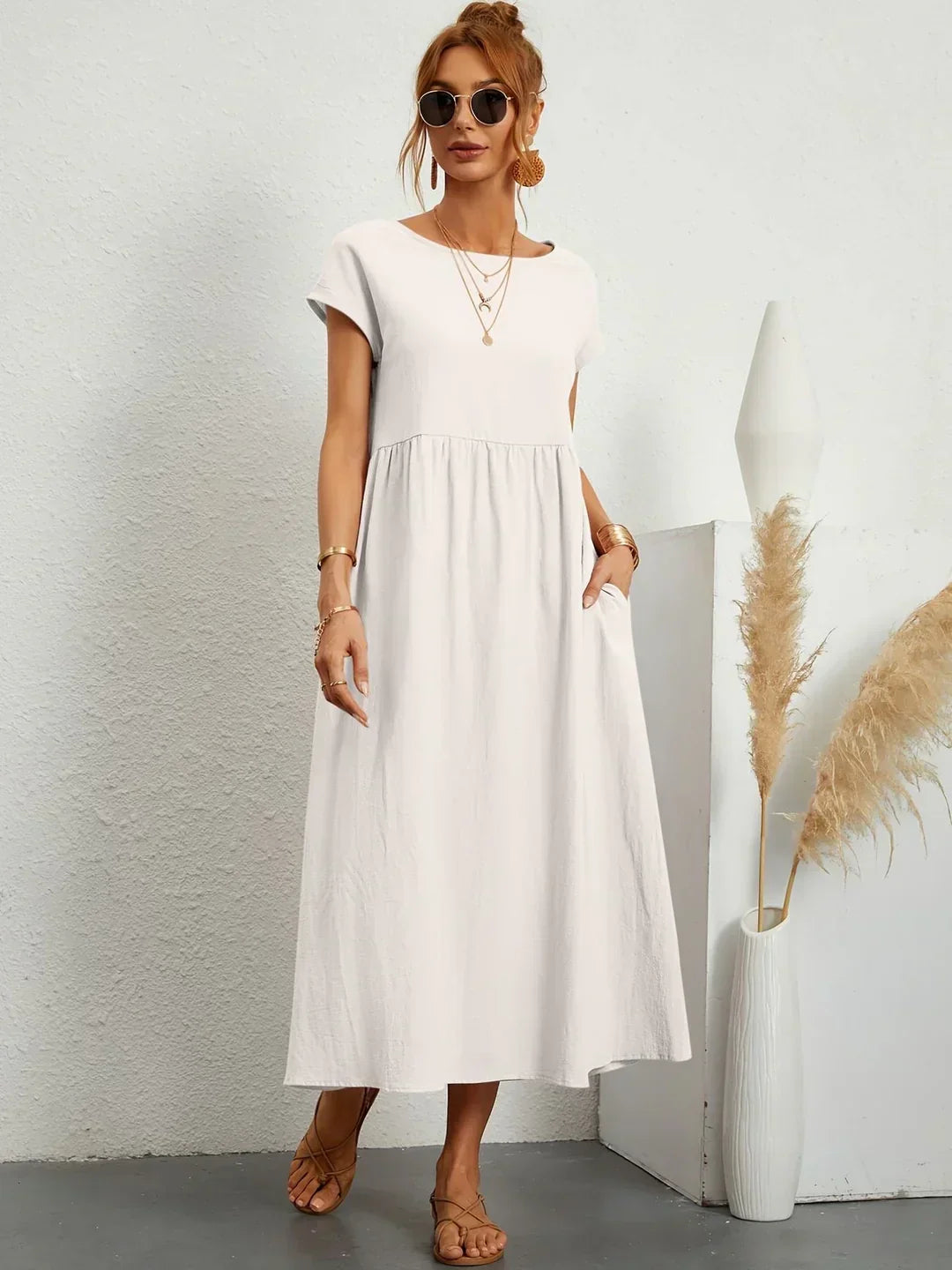 Gabrielle — Timeless Elegant Midi Dress