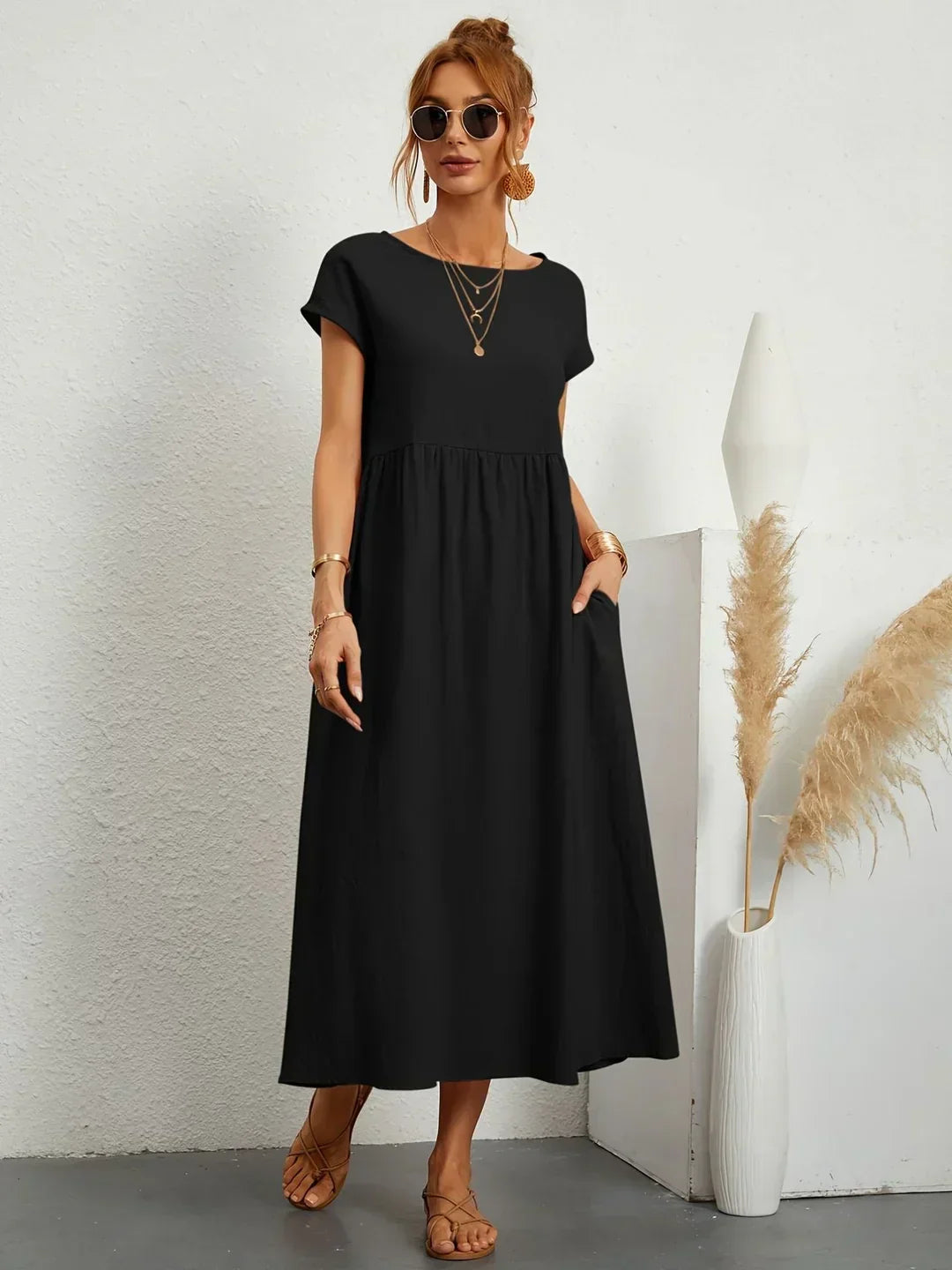 Gabrielle — Timeless Elegant Midi Dress