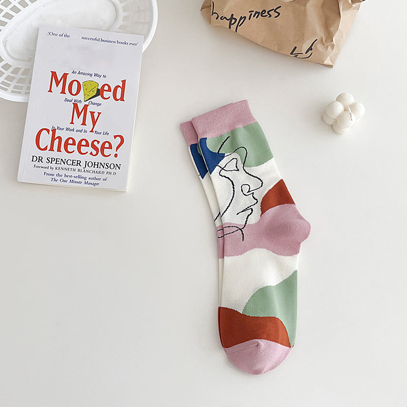 Yara | Casual Abstract Socks