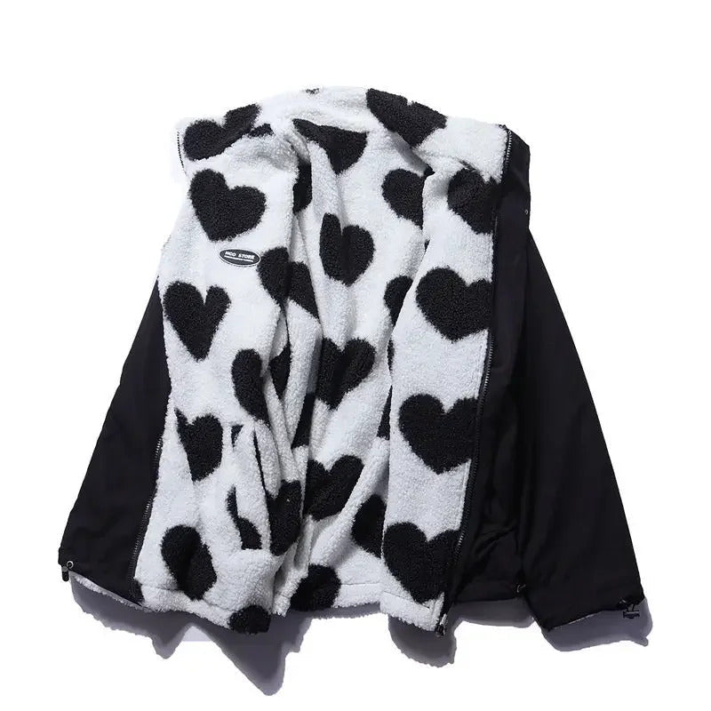 Evelyn | Reversible Hearts Jacket