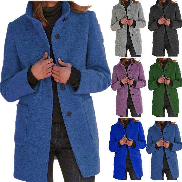 Zimfira - Long Sleeve Windbreaker Coat