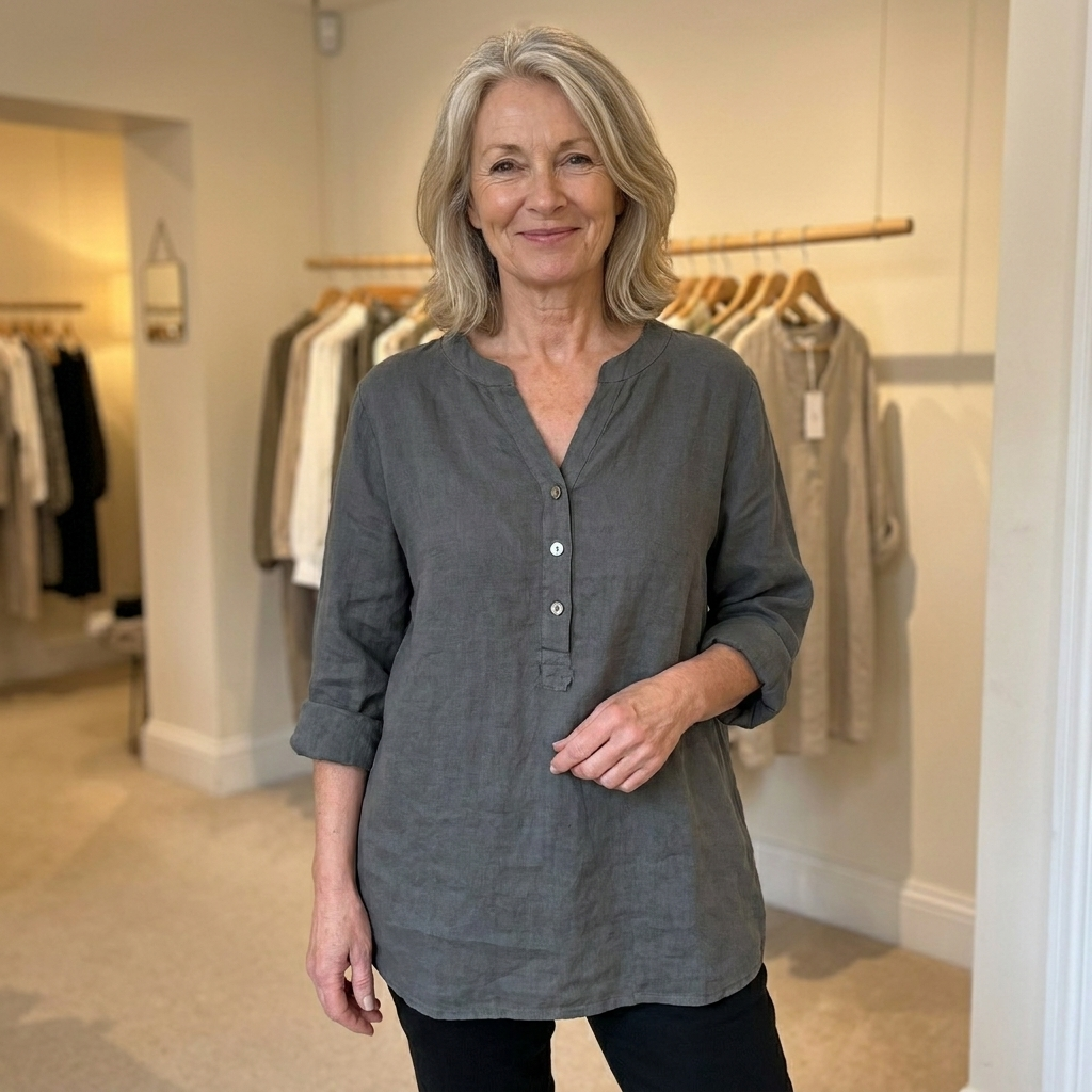 Freja – Lightweight, Comfortable Button-Up Shirt