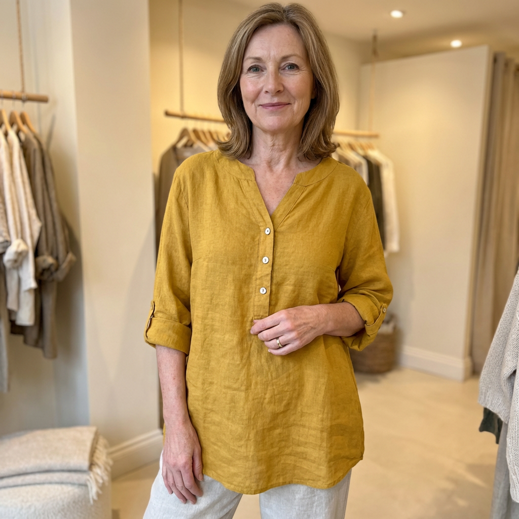 Freja – Lightweight, Comfortable Button-Up Shirt