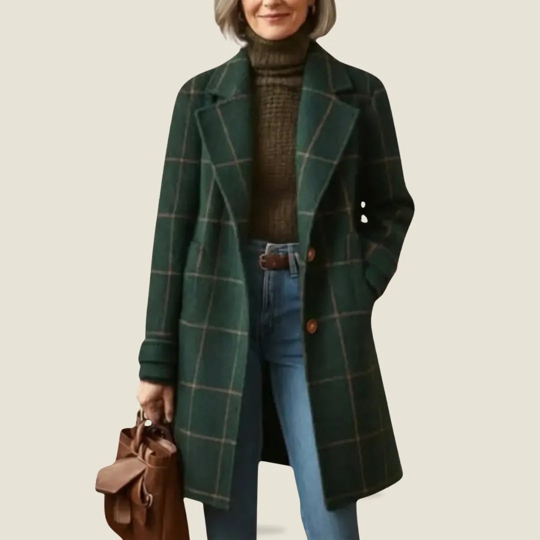 Luxury Retro Tweed Coat
