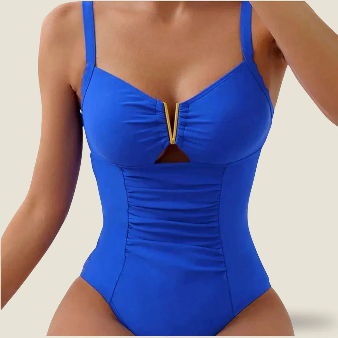 Gloria | V-Neck Shaping One-Piece Swimsuit