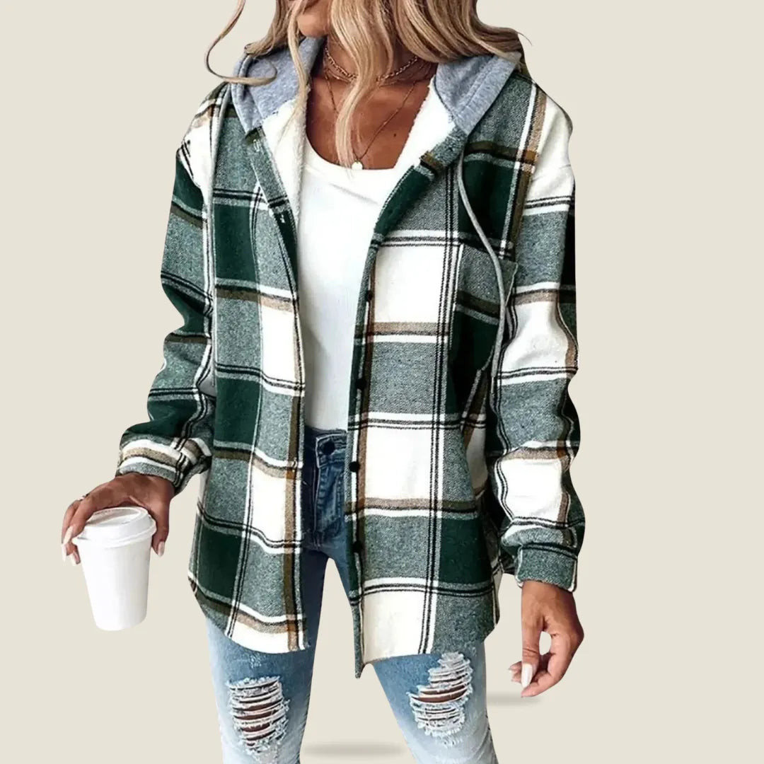 Martina | Women's Mesh Button Placket Jacket