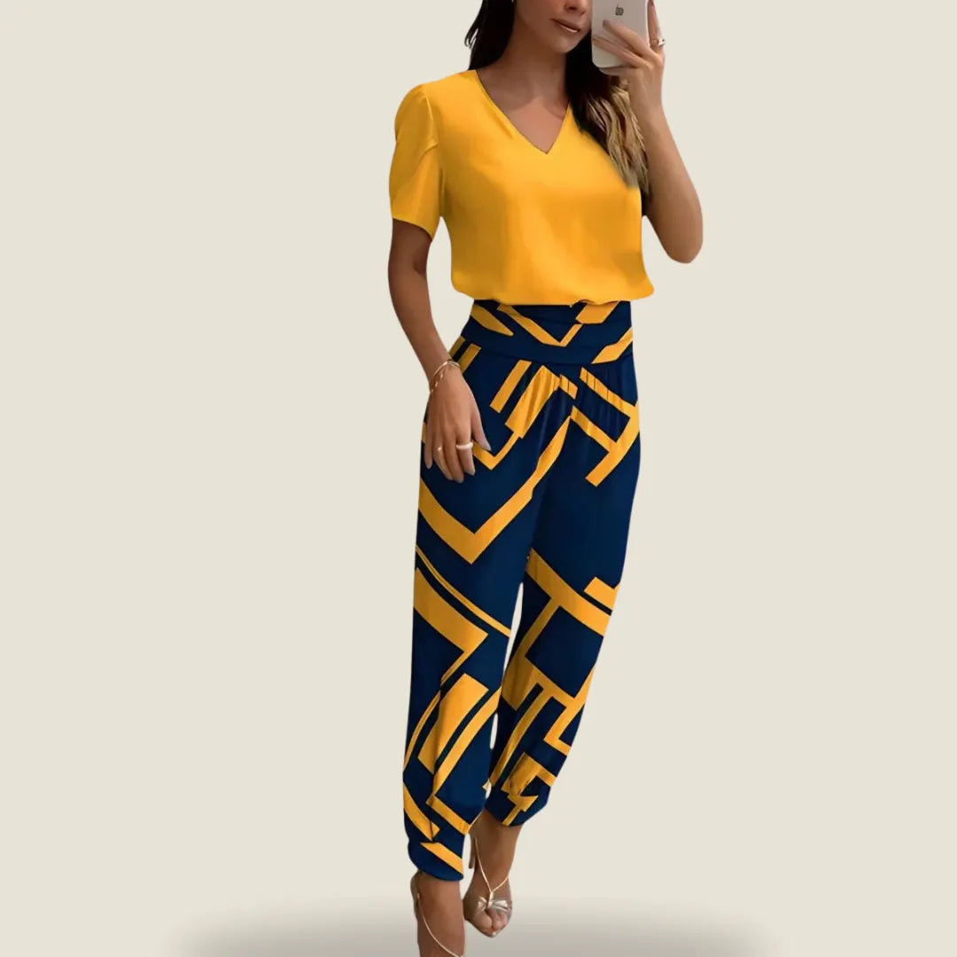 Jennifer | Stylish Blouse and Trousers Set