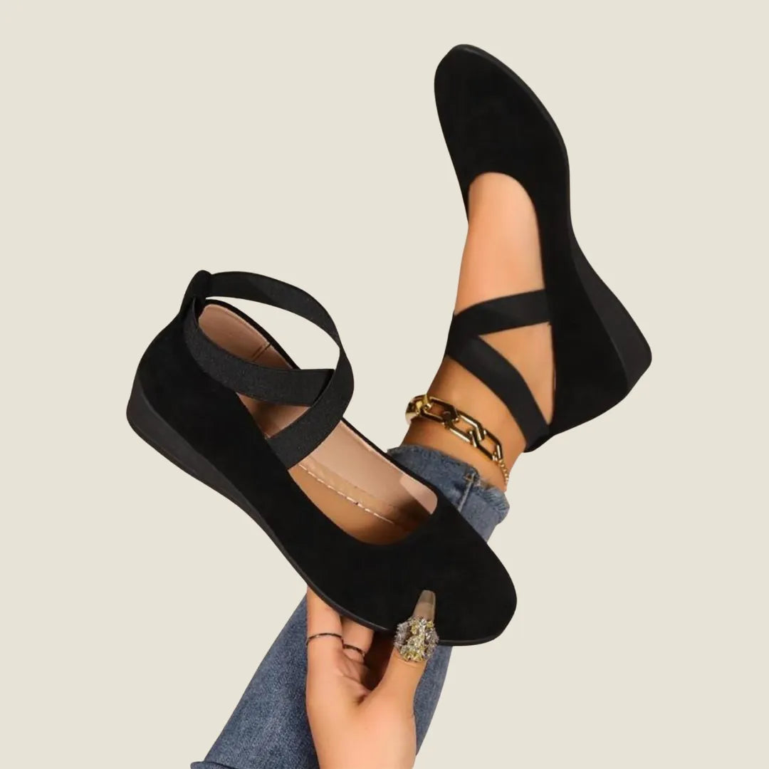 Calerinne | Closed Wedge Ballerina Shoes