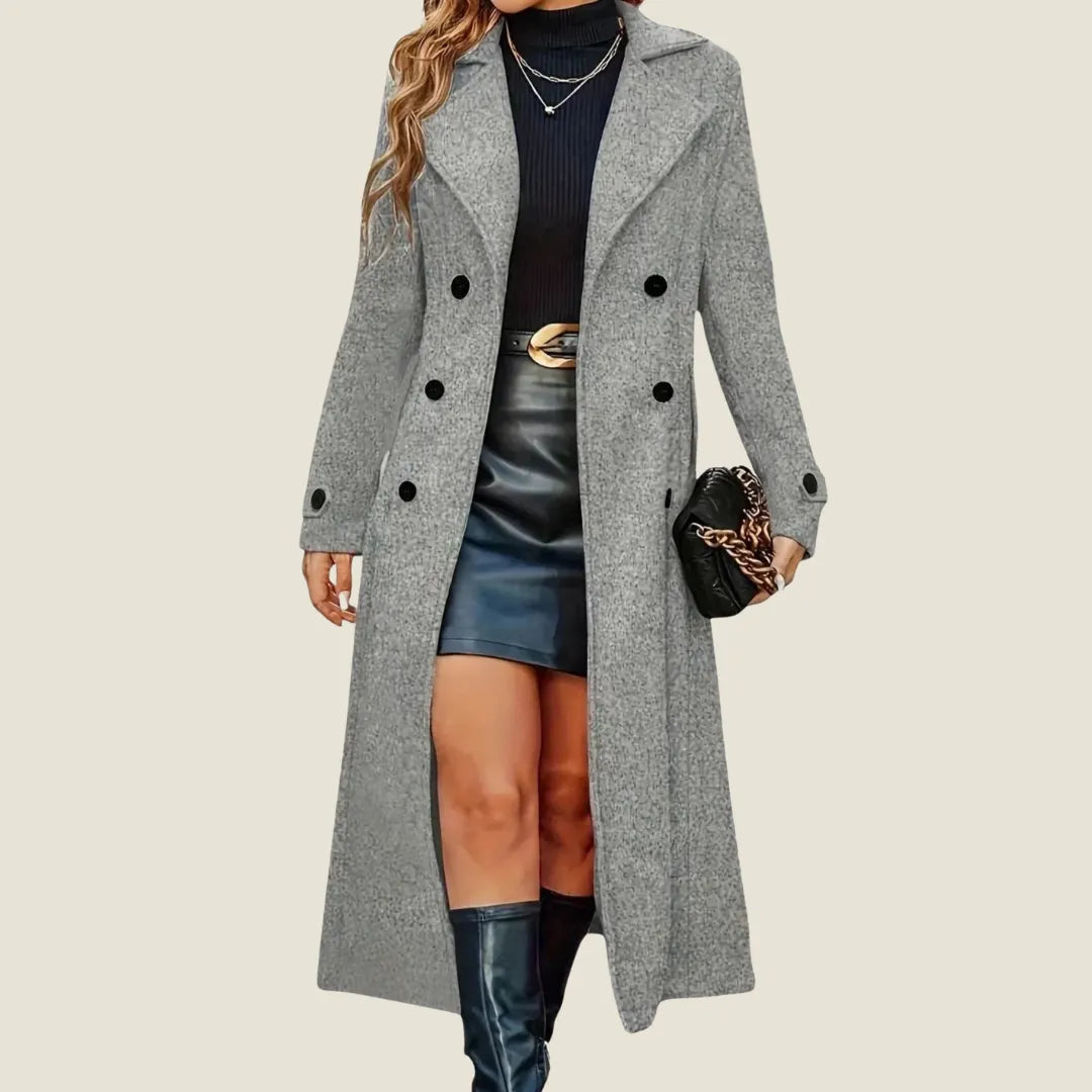 Adriana | Timeless Double-Breasted Winter Coat