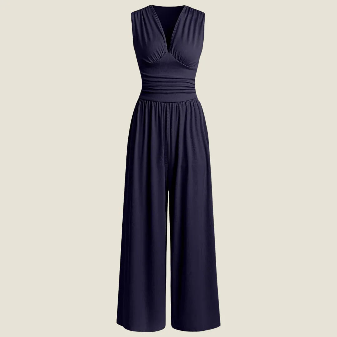 Charity – Chic Sleeveless Wide-Leg Jumpsuit