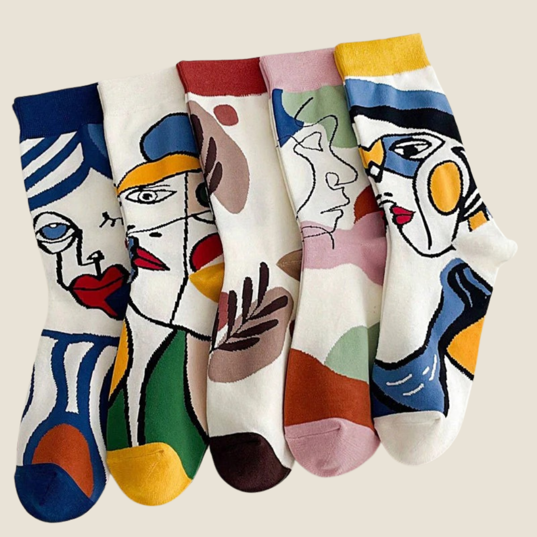 Yara | Casual Abstract Socks