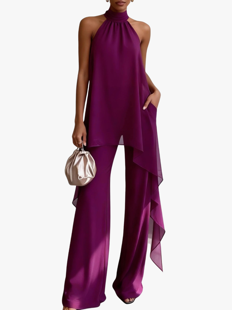 Natalie | Elegant Halter Set For Women