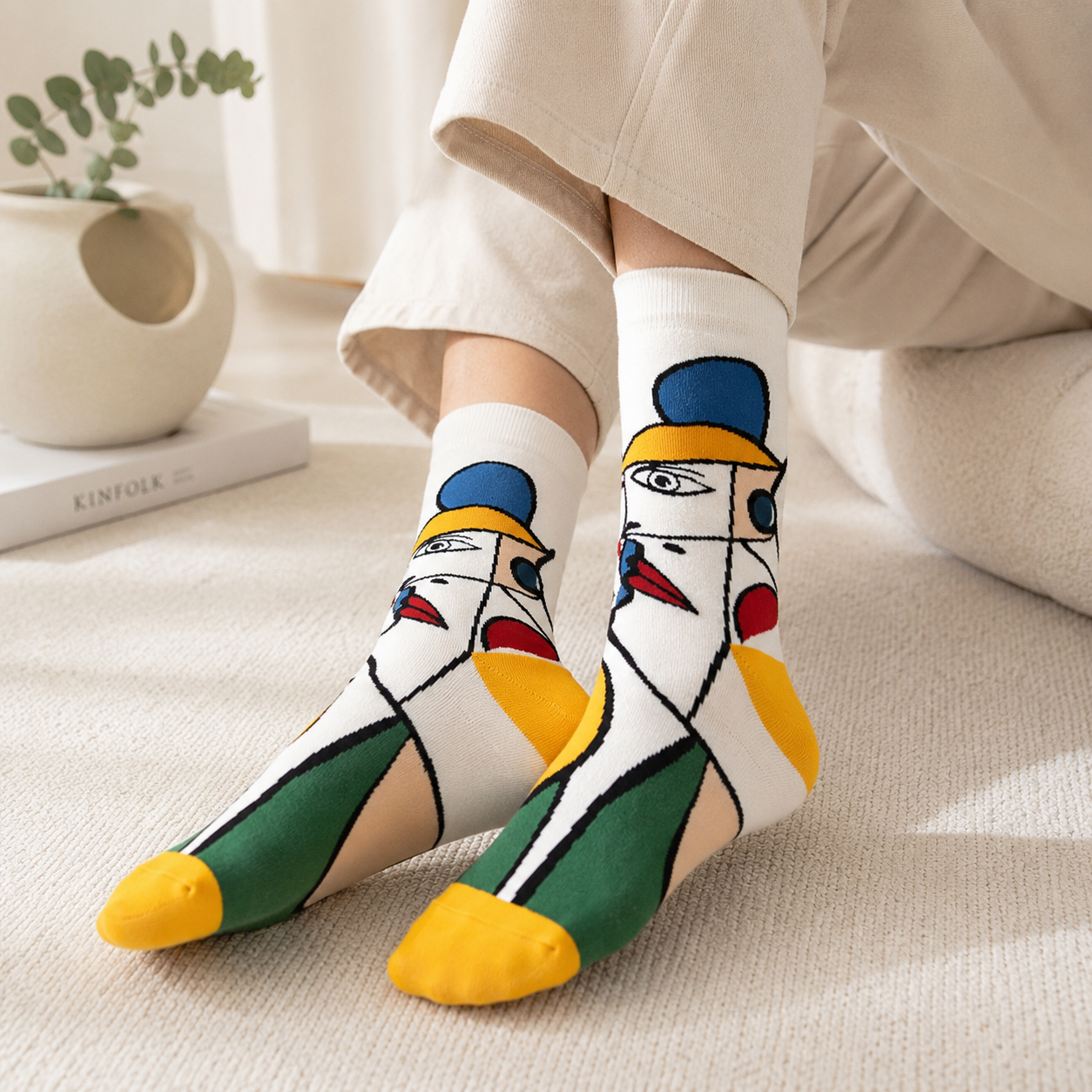 Yara | Casual Abstract Socks