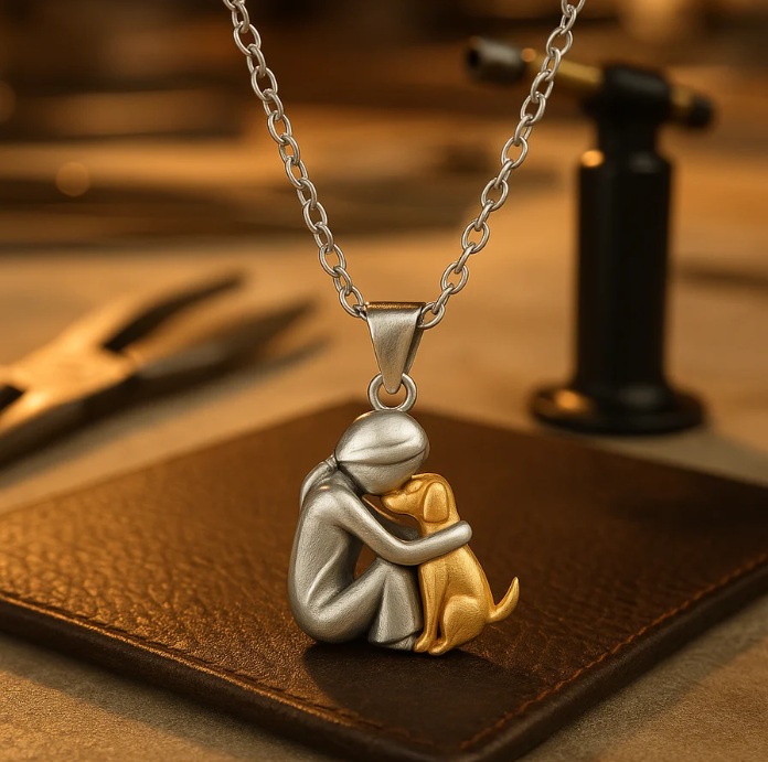 Lunaria | Dog Embrace Necklace