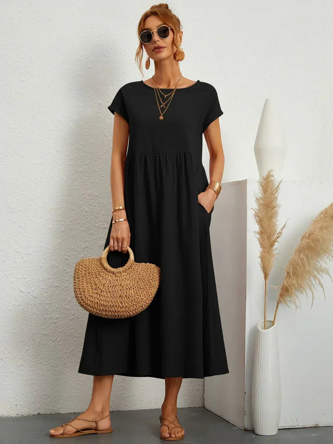 Gabrielle — Timeless Elegant Midi Dress