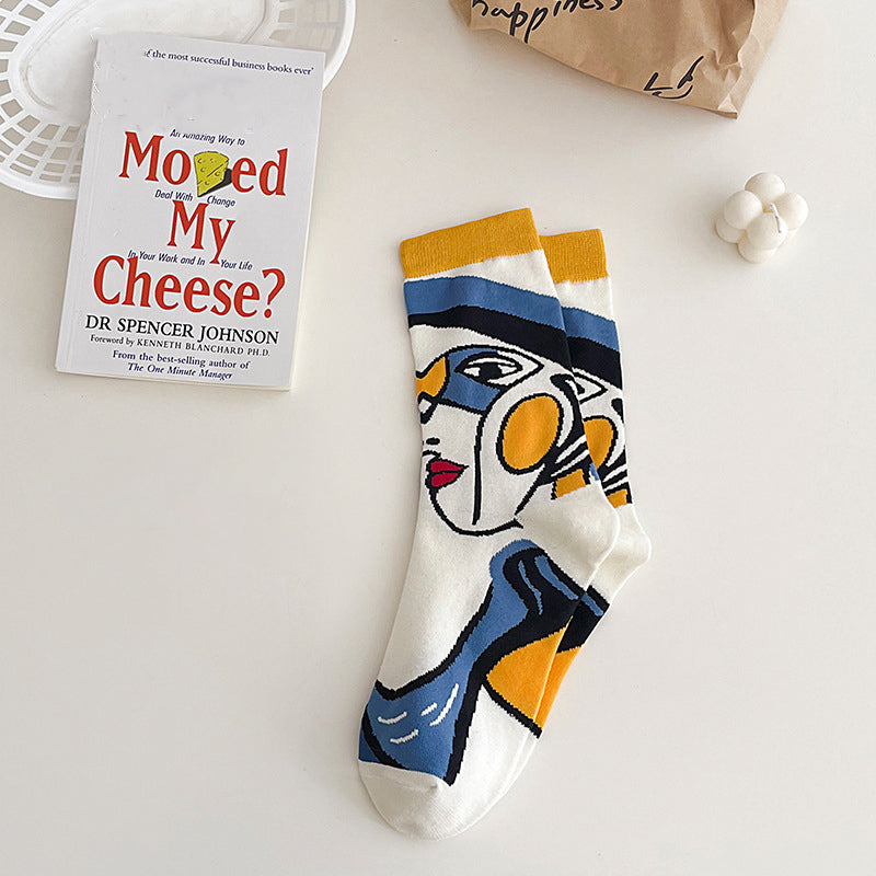 Yara | Casual Abstract Socks