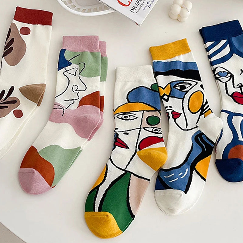 Yara | Casual Abstract Socks
