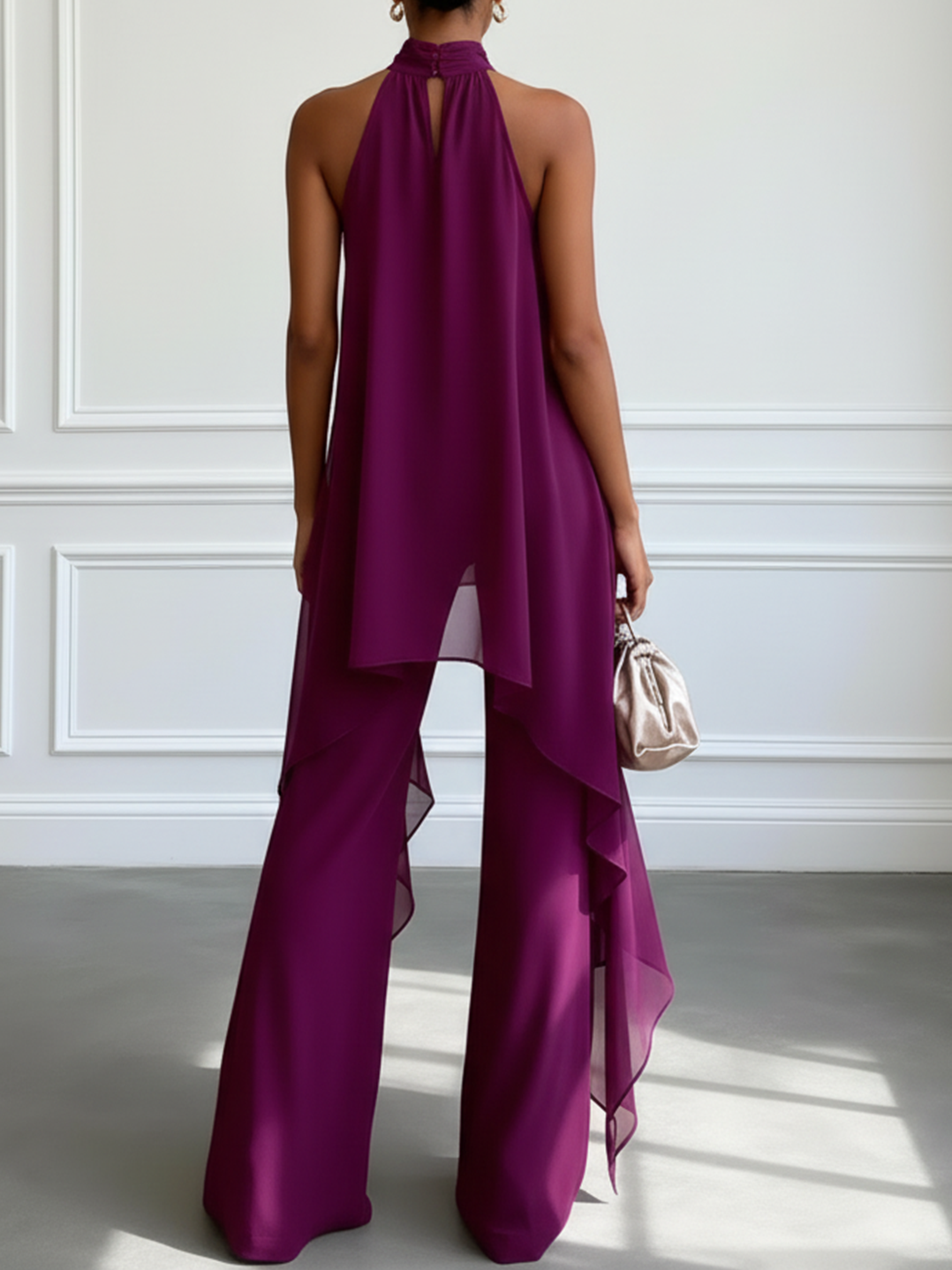 Natalie | Elegant Halter Set For Women