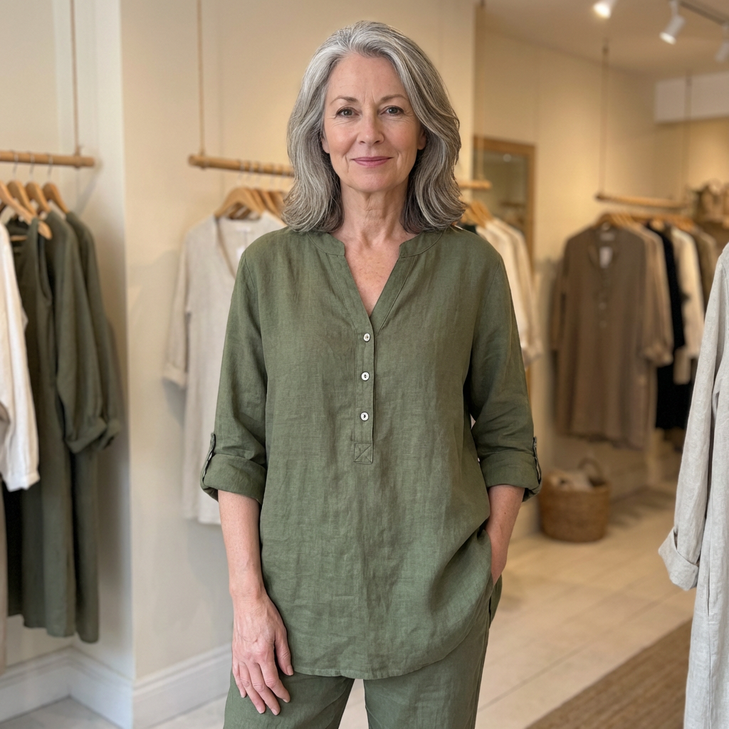 Freja – Lightweight, Comfortable Button-Up Shirt