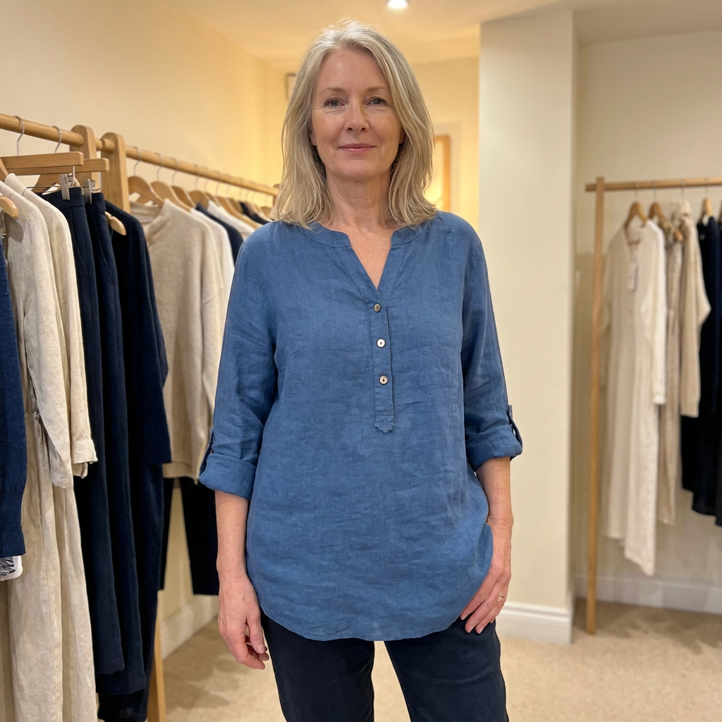 Freja – Lightweight, Comfortable Button-Up Shirt