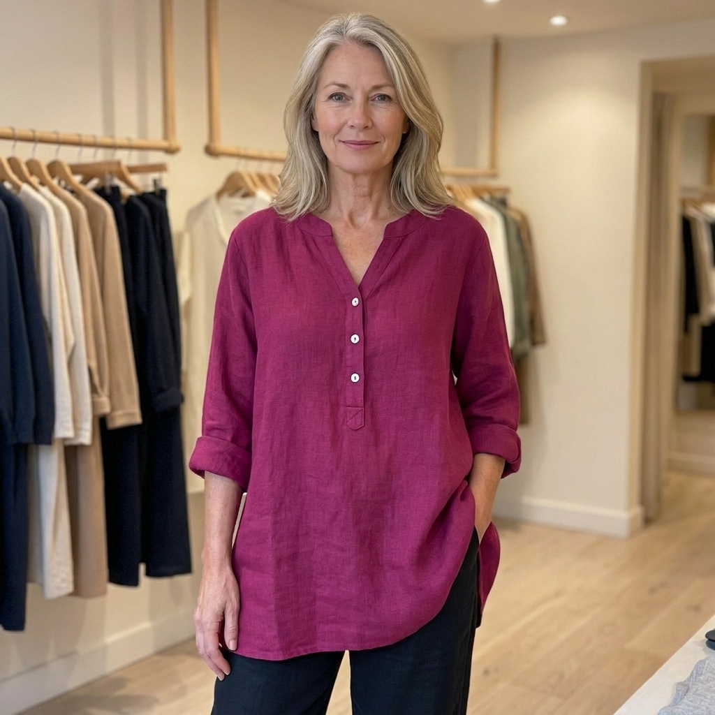 Freja – Lightweight, Comfortable Button-Up Shirt