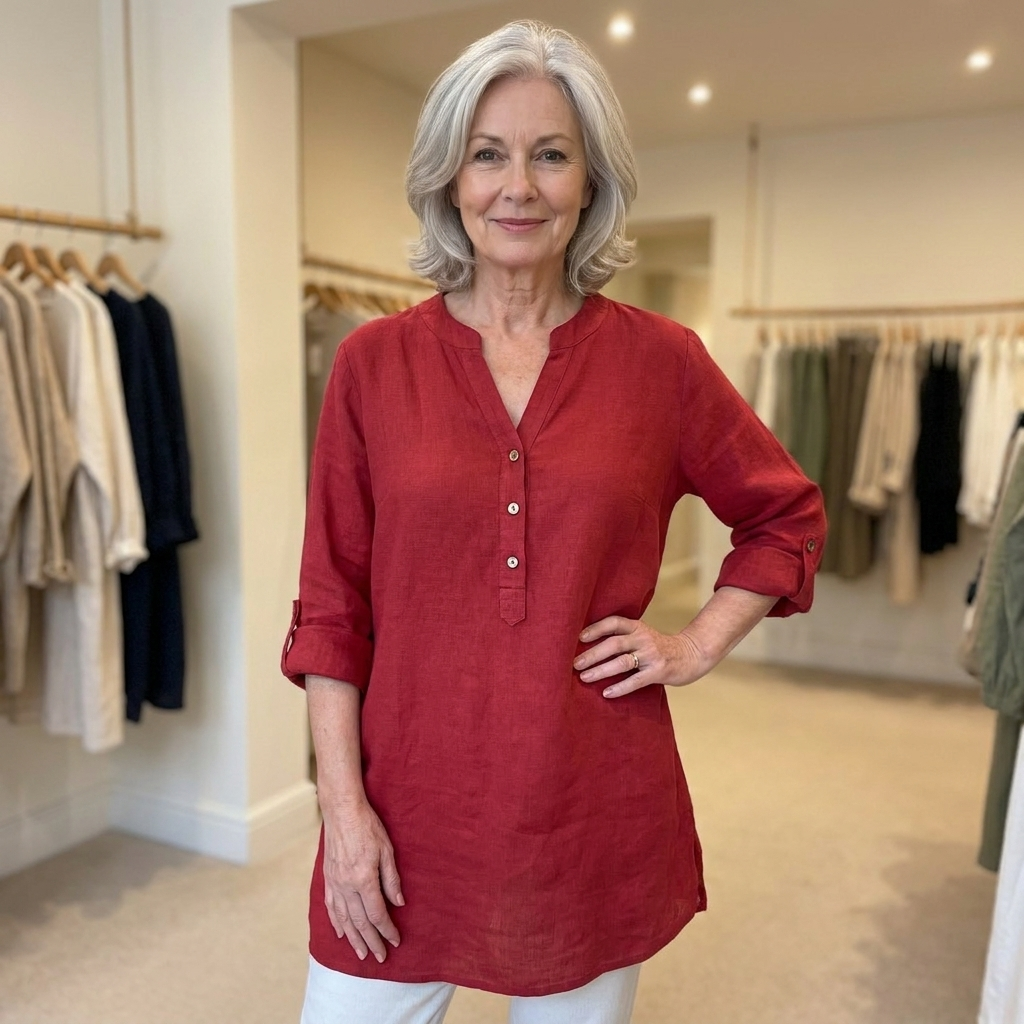 Freja – Lightweight, Comfortable Button-Up Shirt