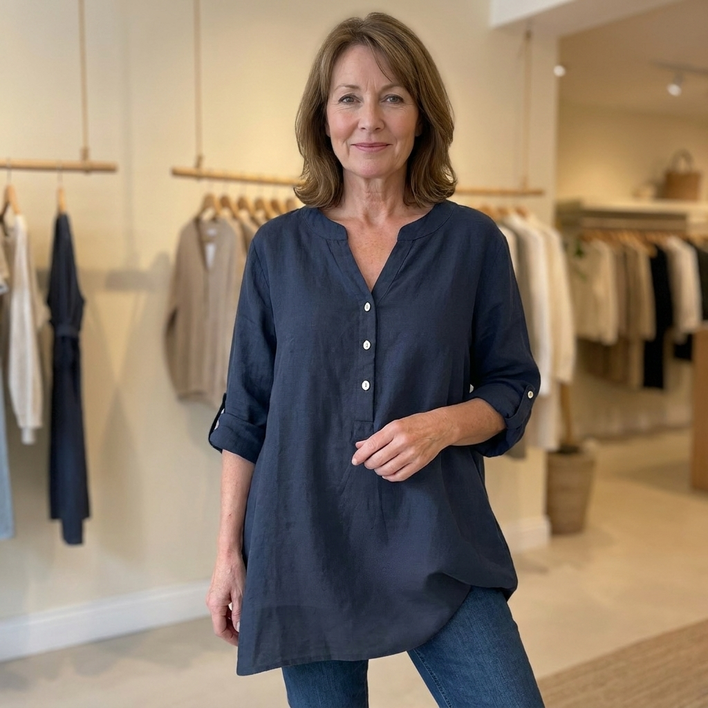 Freja – Lightweight, Comfortable Button-Up Shirt