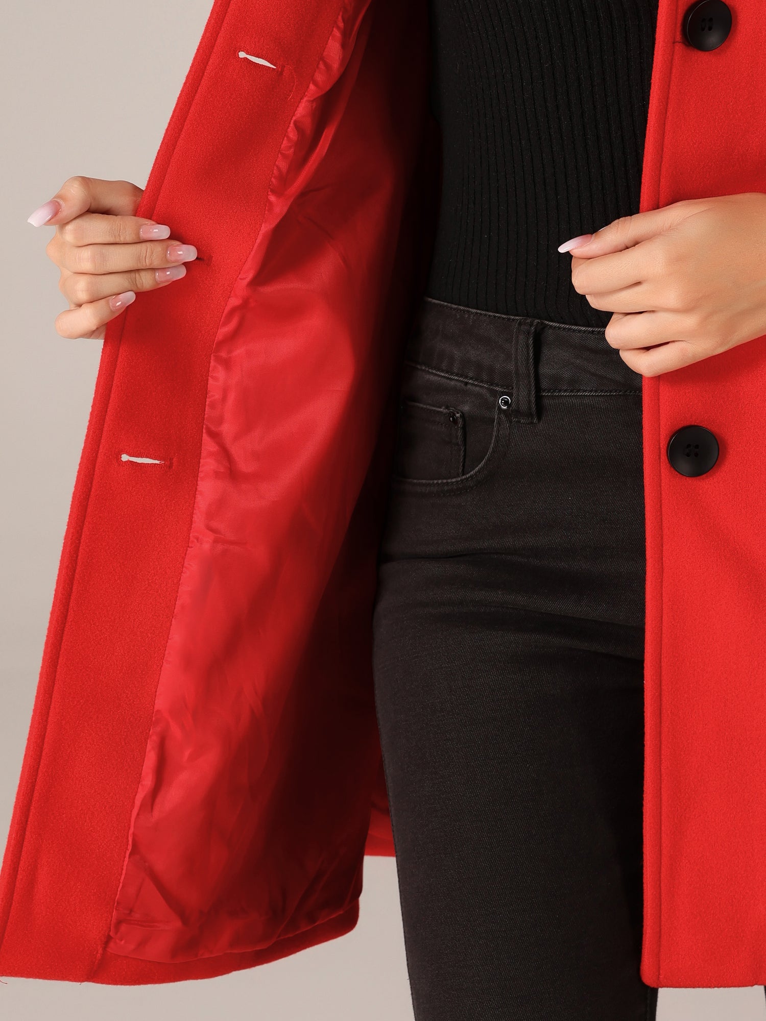 Josephine - Single Breasted Winter Trench Coat